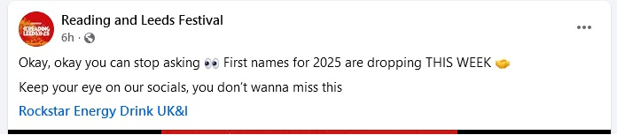 First Reading Festival Line-up News is Incoming!