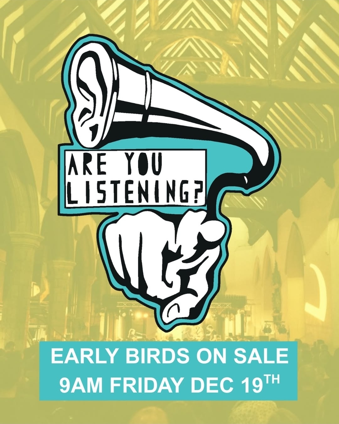 Are You Listening Festival? 2026 Tier 1 Tickets Now on Sale!