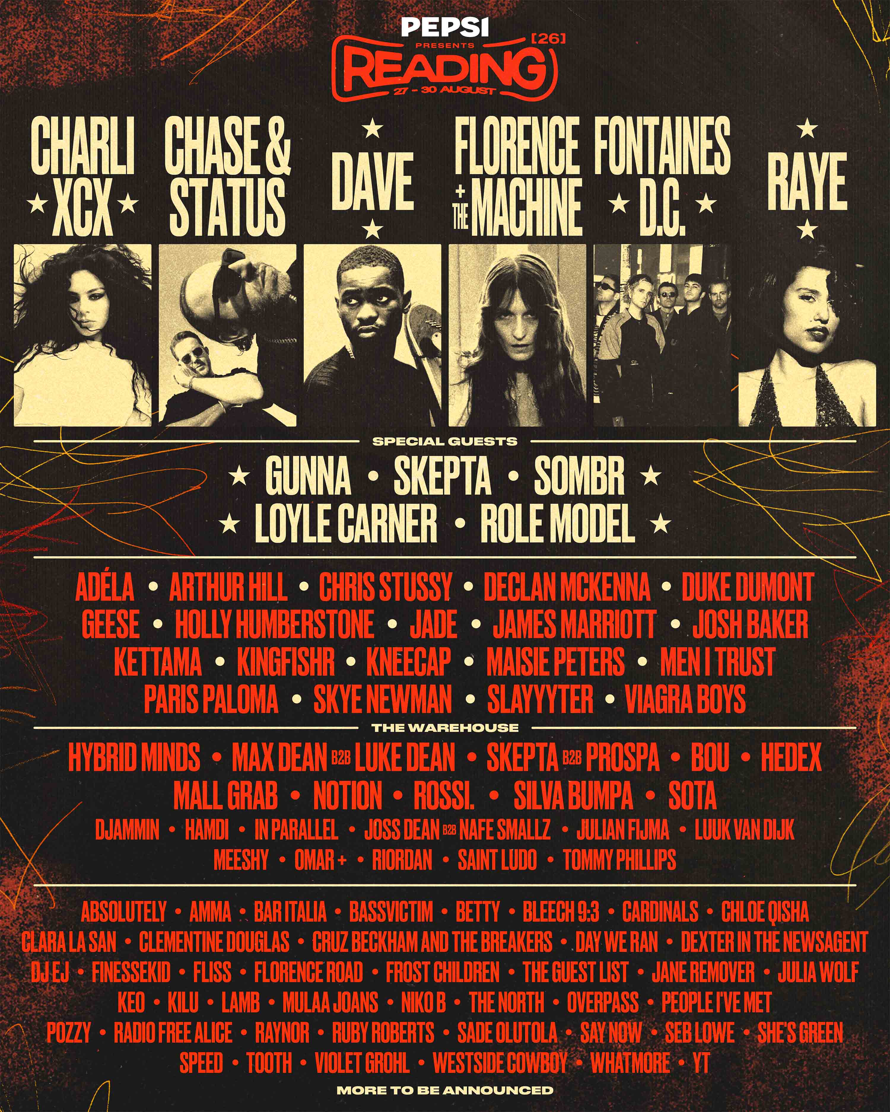 Reading and Leeds 2026 Announce 60 More Acts In Second Wave!